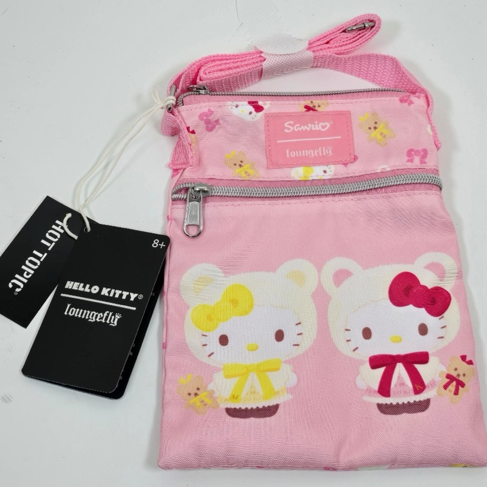 Loungefly Sanrio 2 piece Hello Kitty Pink Crossbody Bag And Wallet Both NWT